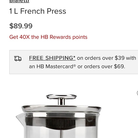 Bialetti glass 8 cup French coffee press - Picture 12 of 12